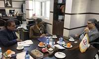 دیدار معاون آموزشی دانشگاه علوم پزشکی سمنان با دکتر استاد